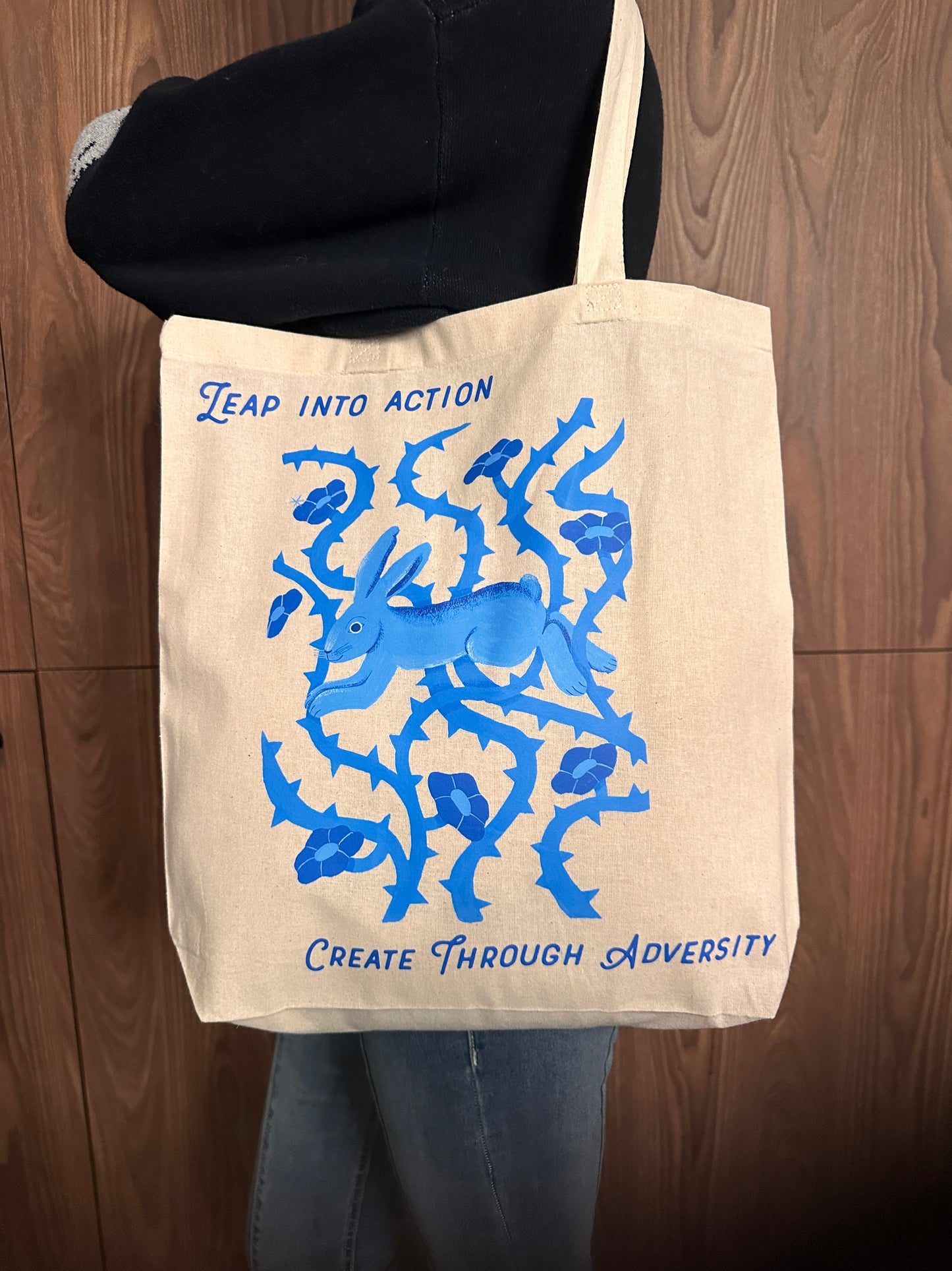 Leap into Action Tote Bag