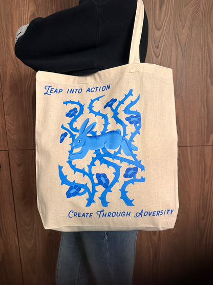 Leap into Action Tote Bag
