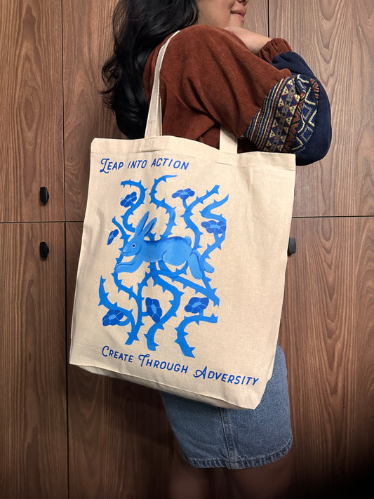 Leap into Action Tote Bag
