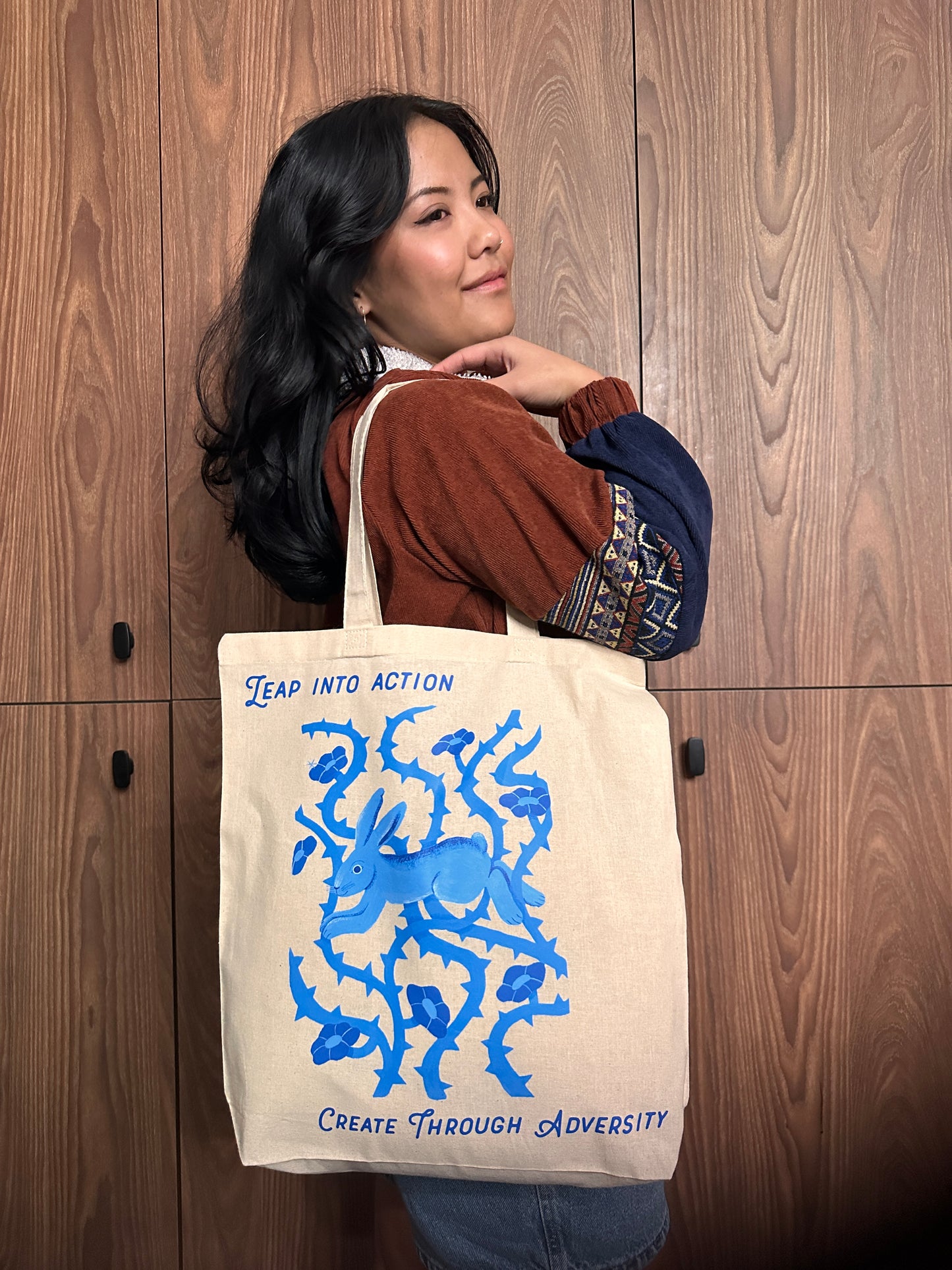 Leap into Action Tote Bag