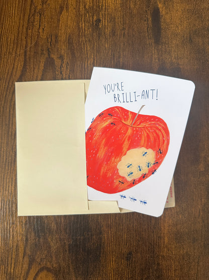 You're Brilli-ant Thank You Card