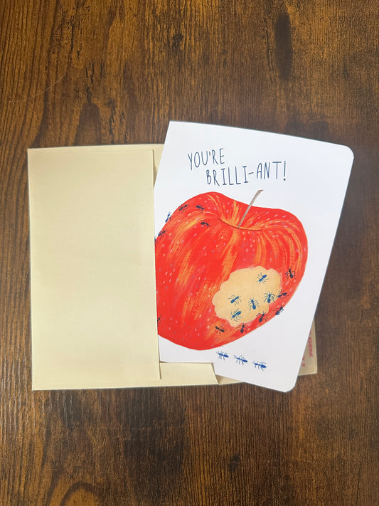 You're Brilli-ant Thank You Card