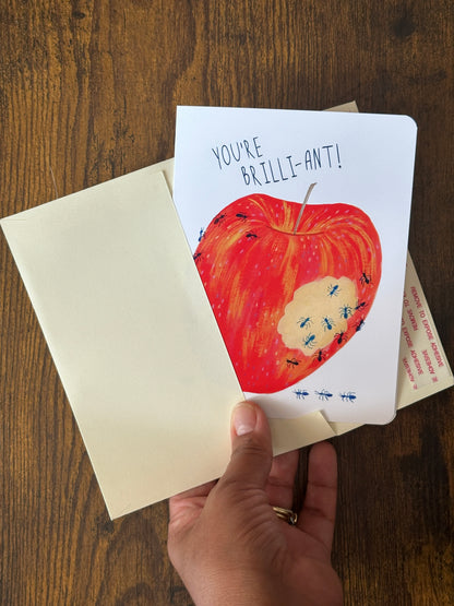 You're Brilli-ant Thank You Card