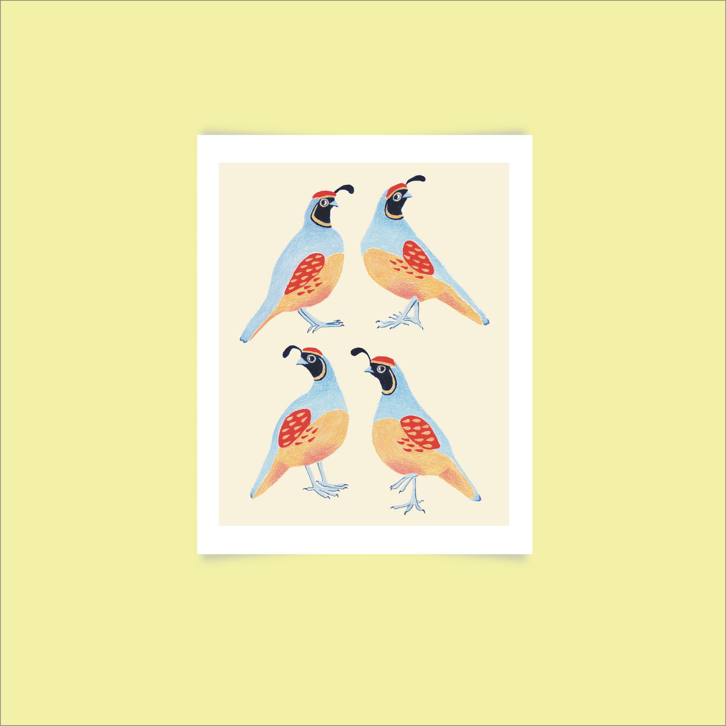 Quails Print