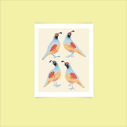 Quails Print