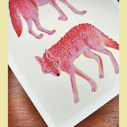 Coyotes Print