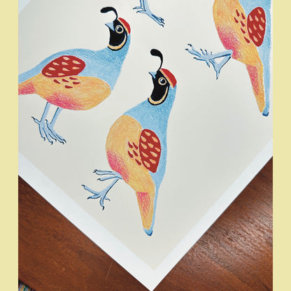 Quails Print